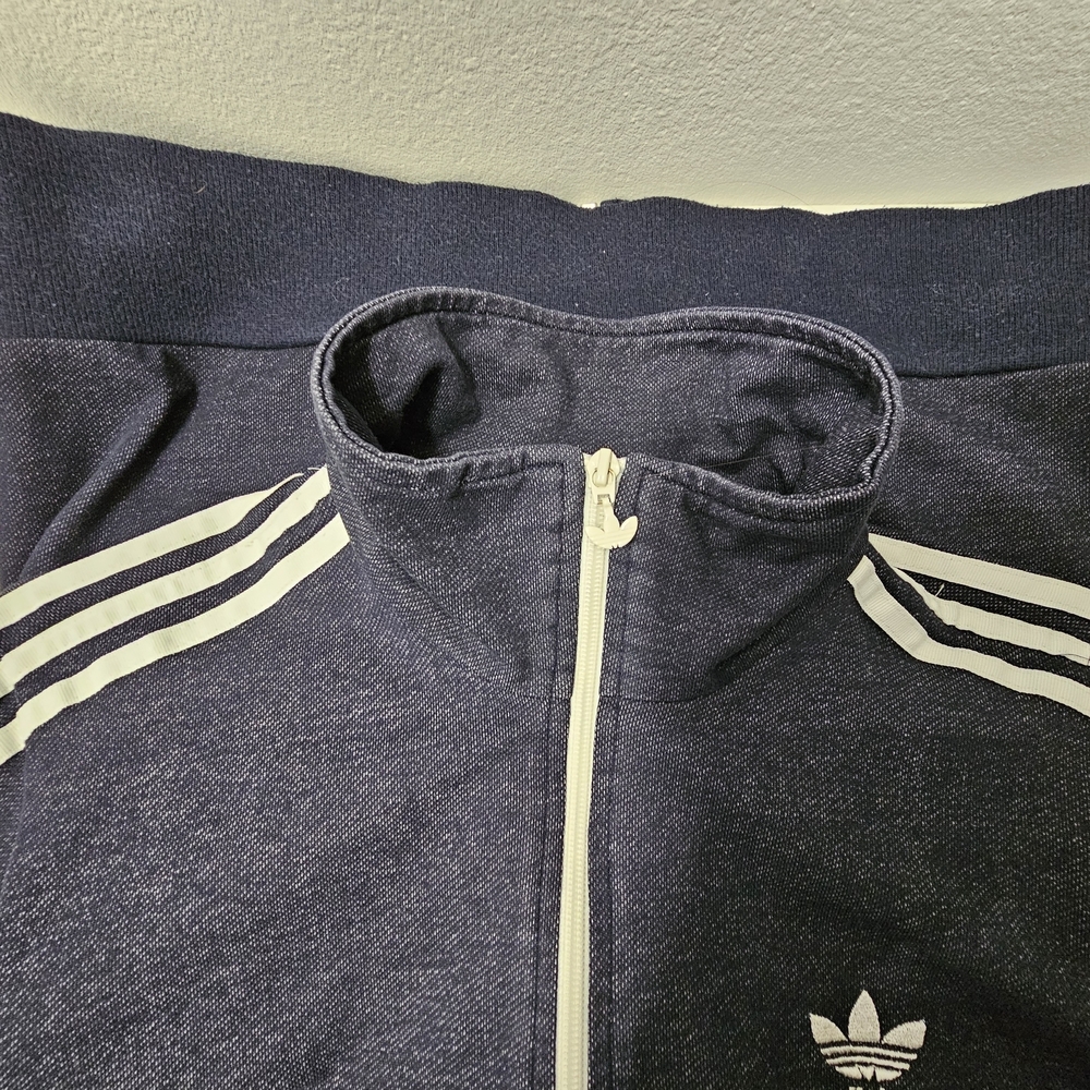 Adidas Blue & White Track Jacket - Picture 4 of 16